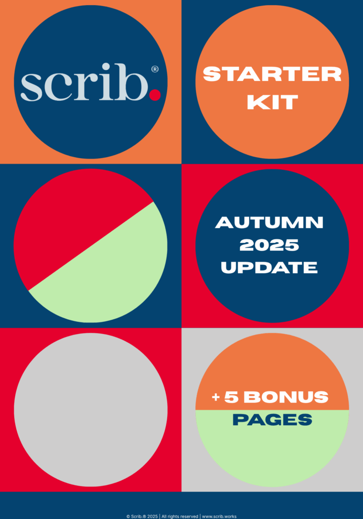 Front page of Scrib. Starter Kit 2.0