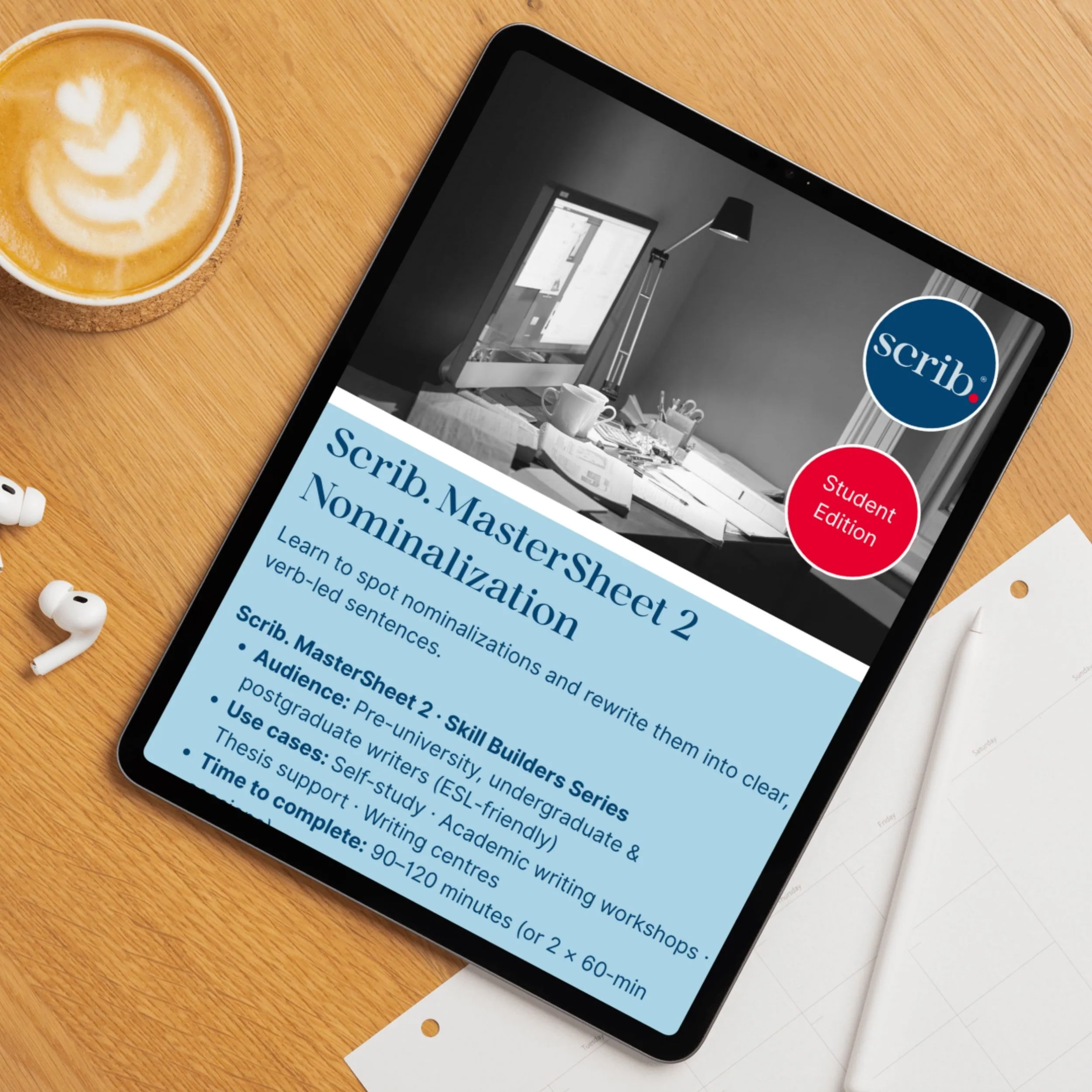 Cover Scrib. MasterSheet 2: Nominalization (Student Edition)