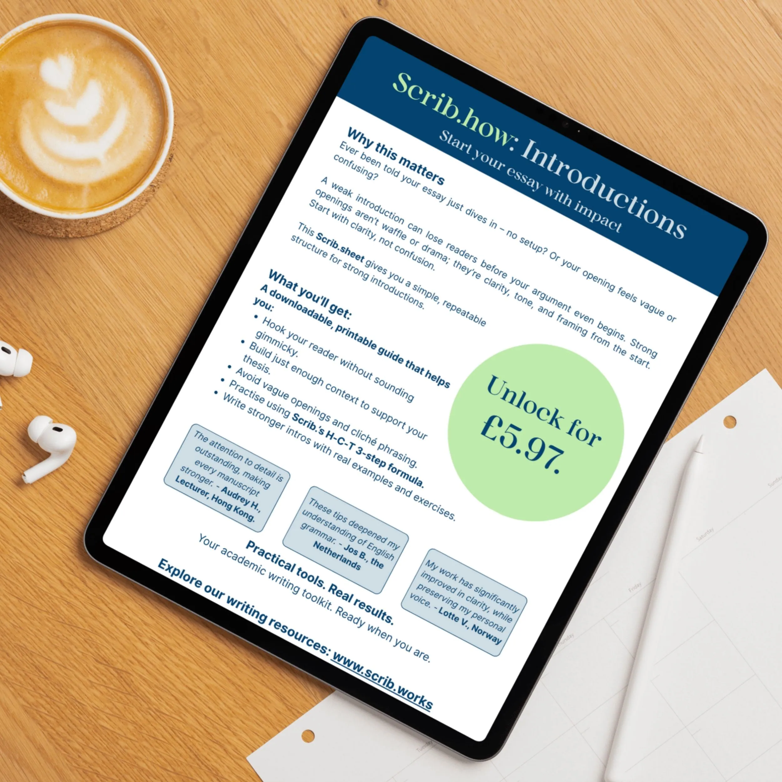 cover Scrib.sheet 6: Introductions