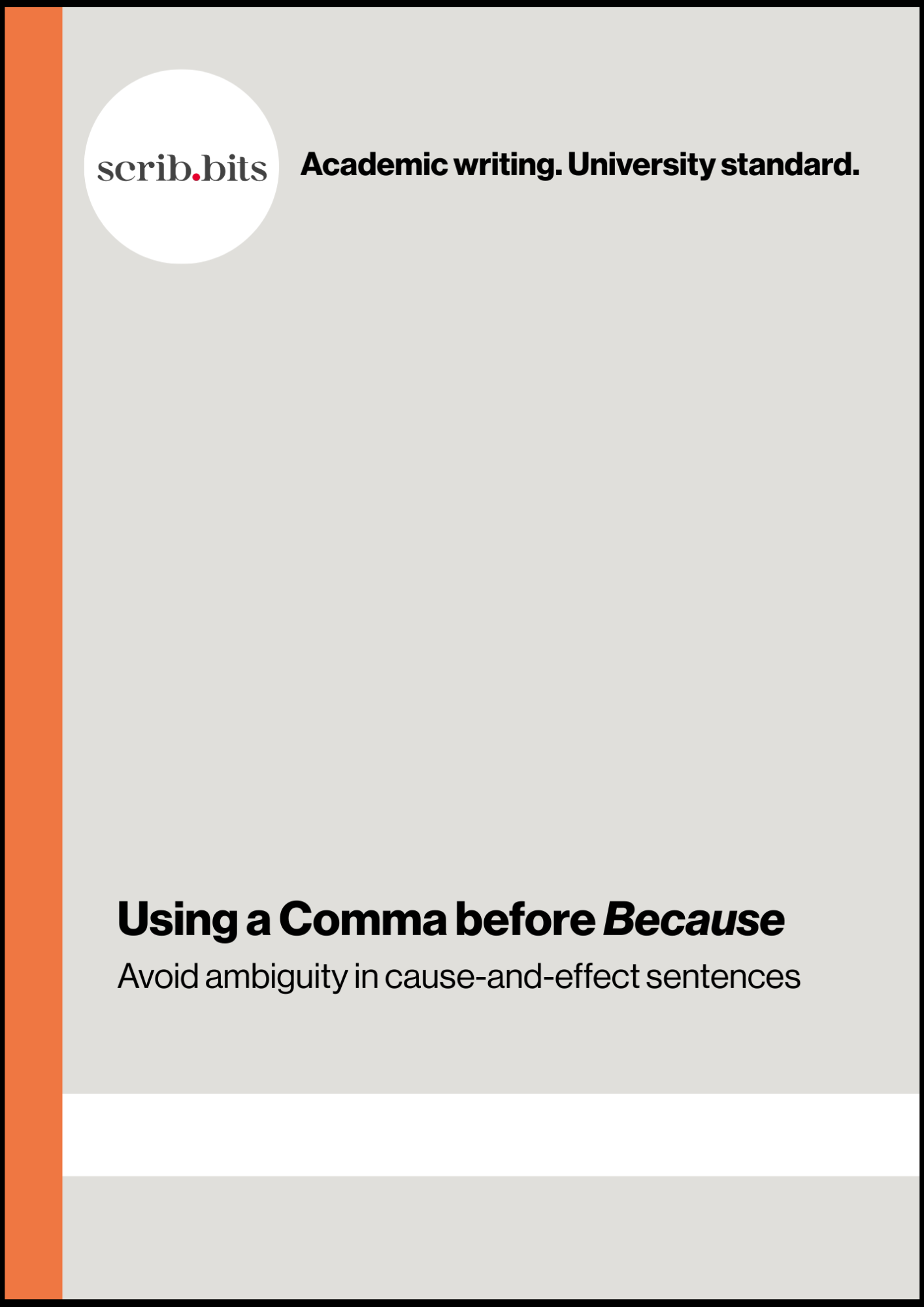 Cover of Scrib.bit: Top 10 Grammar Fixes